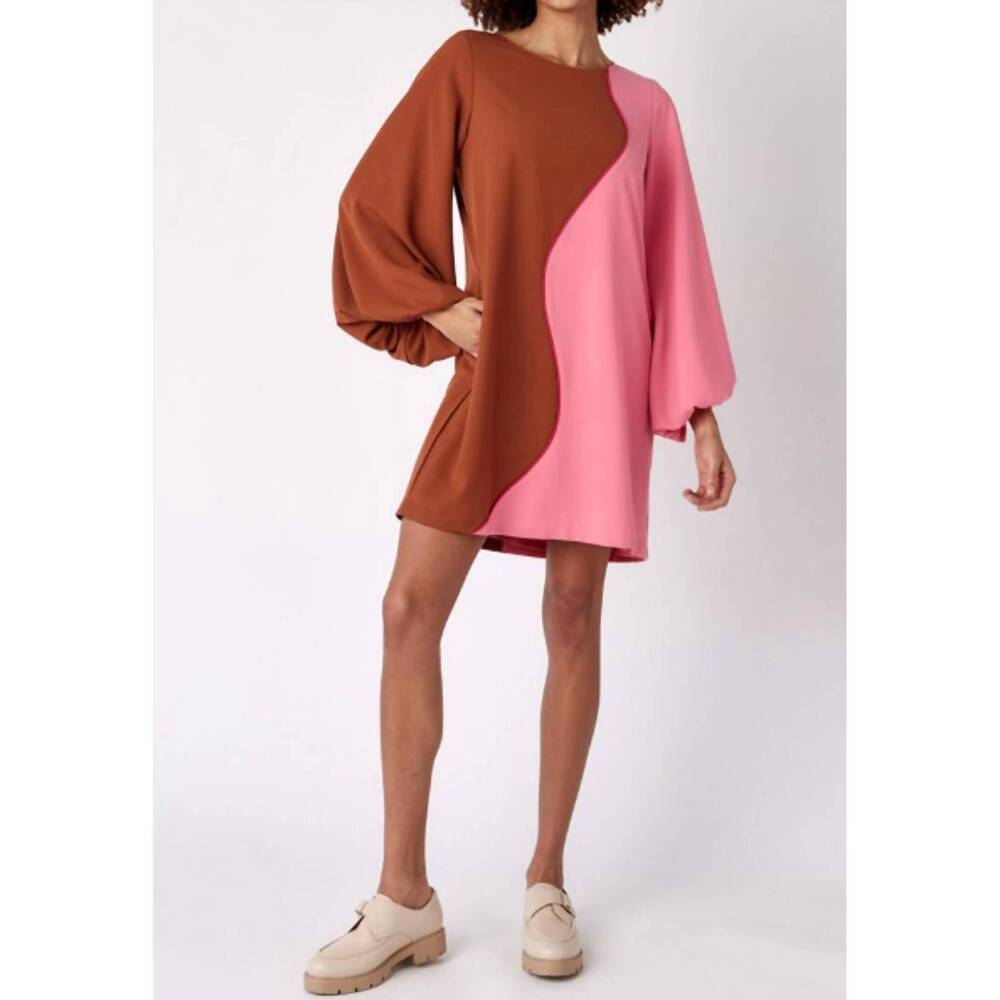 NEW CROSBY BY MOLLIE BURCH cecily dress in copper/persimmon - Picture 1 of 5
